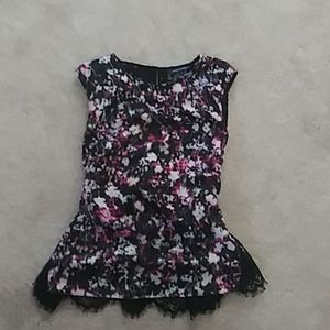 Lace Back French Connection Blouse Size L